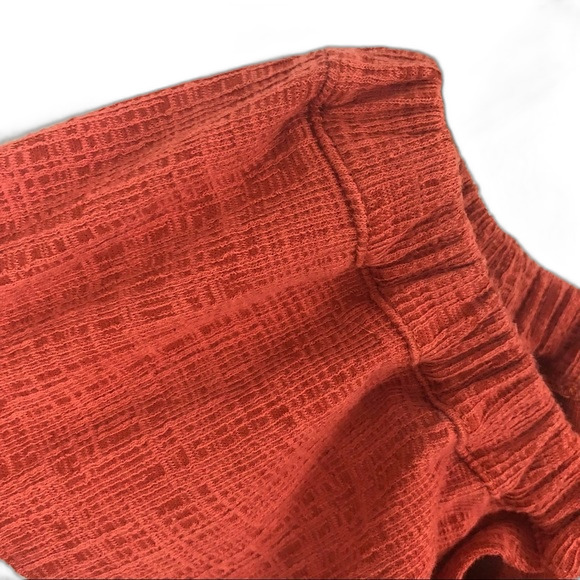 Madewell Texture & Thread Off-The-Shoulder Dress Size Medium - Picture 15 of 16